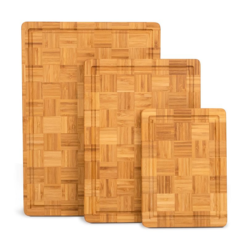 Bamboo Cutting Board With Juice Groove